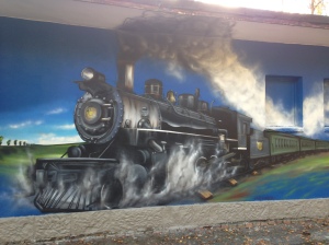 Mural outside the ground 