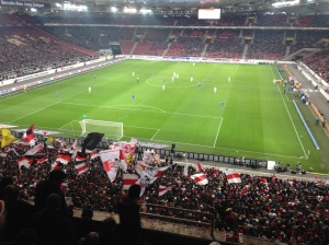 View from the upper tier