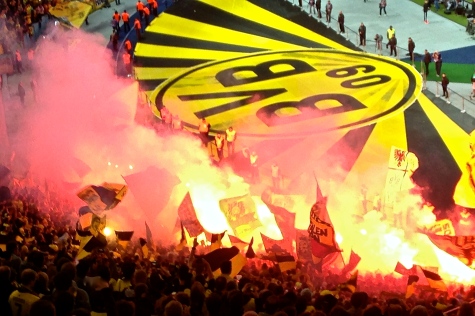 BVB ultras, not only the some of the best in Germany, but all of Europe